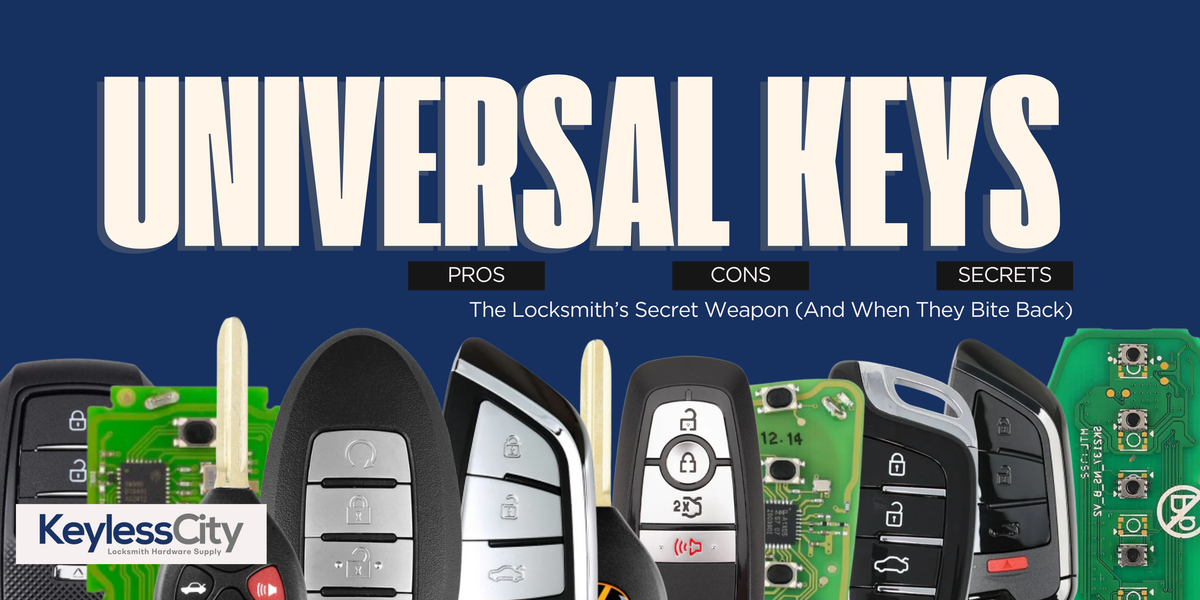 Universal keys promise 'one-size-fits-all' - but reality bites hard. From 902MHz gaps to Toyota's picky demands, I've seen it all. Here's the unfiltered truth about them