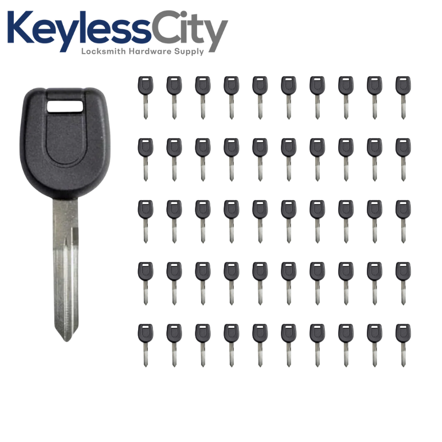 50 X 2000-2001 Mitsubishi - MIT9 Transponder Key - (4D 60 Chip) (AFTERMARKET) (BUNDLE OF 50)