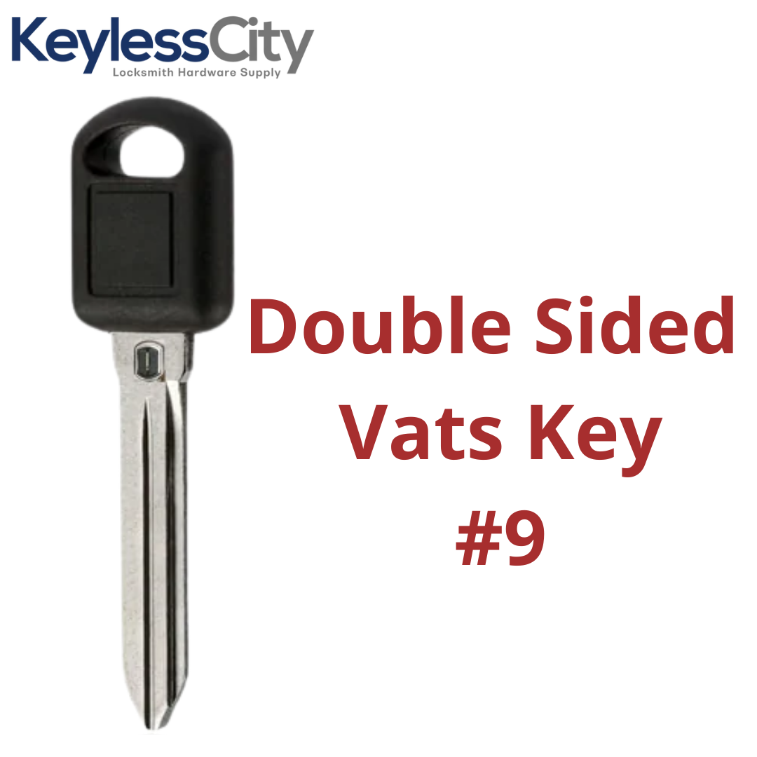 Hata GM VATS Key #9 – New & Uncut, Single-Sided Blank For GM Vehicles