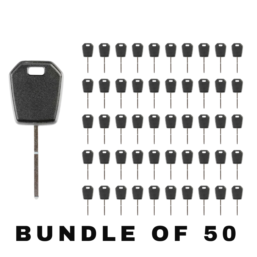 50 X 2013-2020 Ford Lincoln Side-Mill Transponder Key 128 Bit / HU101 (AFTERMARKET) (BUNDLE OF 50)