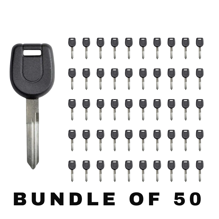 50 X 2000-2001 Mitsubishi - MIT9 Transponder Key - (4D 60 Chip) (AFTERMARKET) (BUNDLE OF 50)