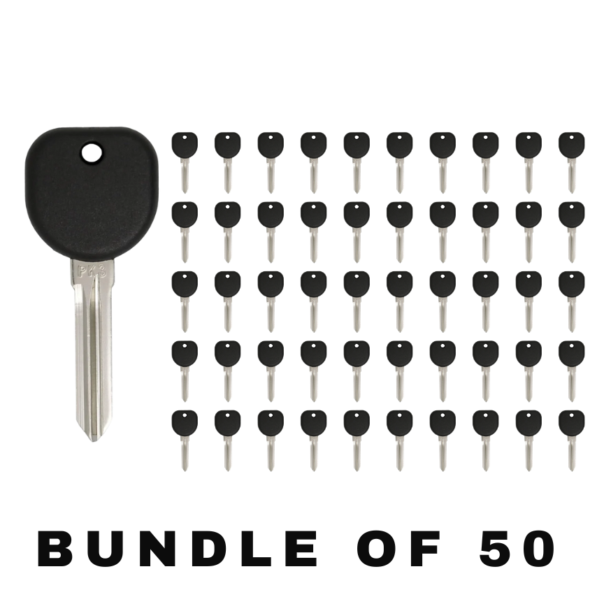 50 X 1998-2008 GM - B99 PK3 Transponder Key (ID 13 Chip) (AFTERMARKET) (BUNDLE OF 50)
