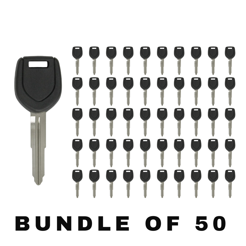50 X Mitsubishi MIT17 - Transponder Key - 46 MITS Chip (AFTERMARKET) (BUNDLE OF 50)
