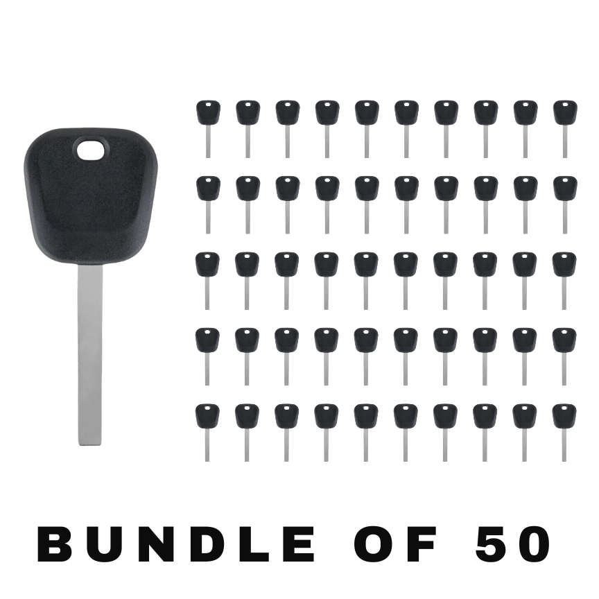 50 X 2008-2020 GM - B120 / B121 Transponder Key (46 Circle + Chip) (AFTERMARKET) (BUNDLE OF 50)