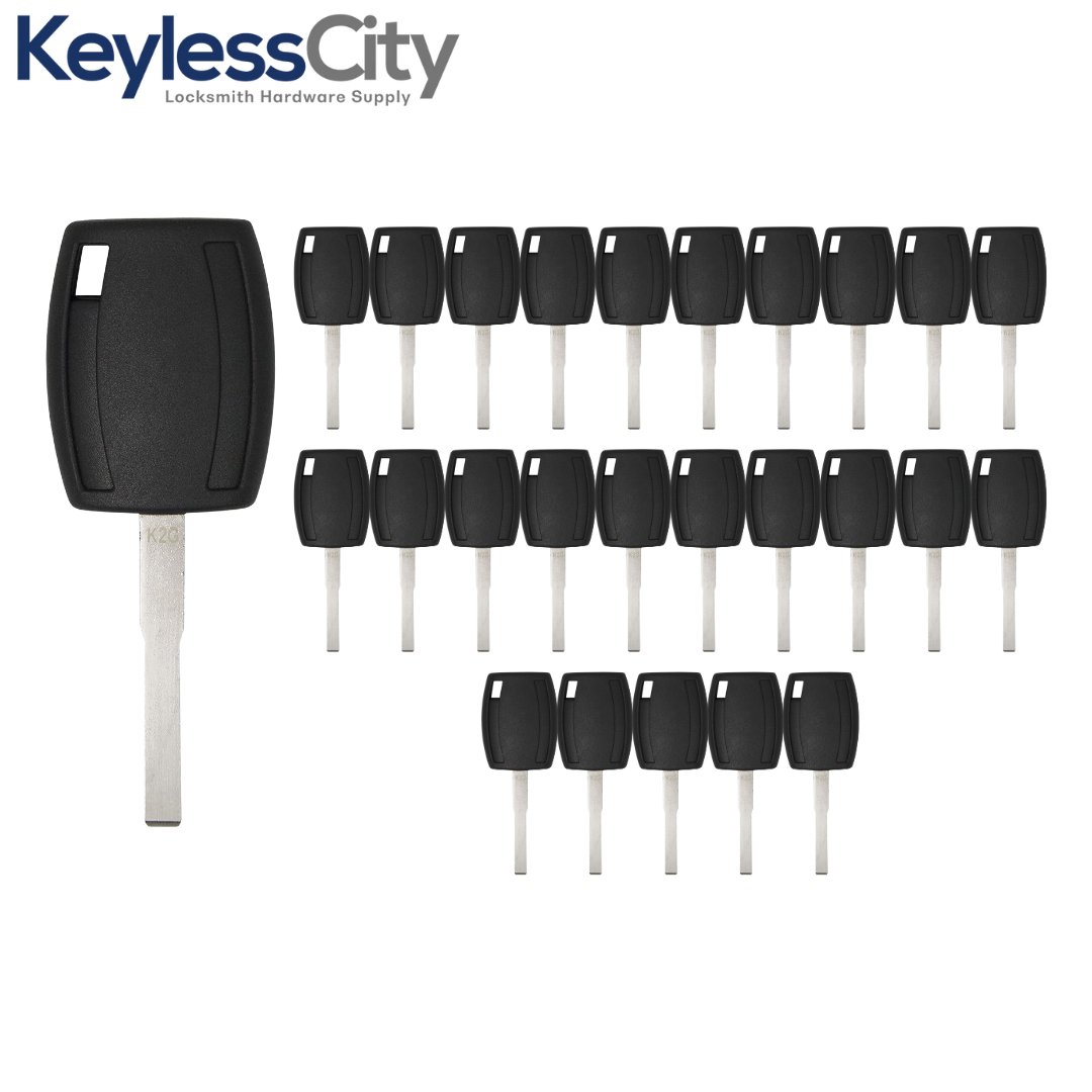 25 X 2011-2020 Ford / H94-PT / Side Mill Transponder Keys / Chip 4D63 80 Bit / 164-R8062 (AFTERMARKET) (BUNDLE OF 25)