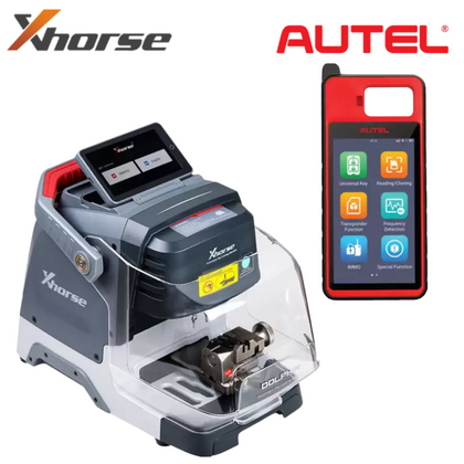 Xhorse XP-005L Dolphin II Key Cutting Machine with Autel MaxiIM KM100 Universal Key Generator Kit