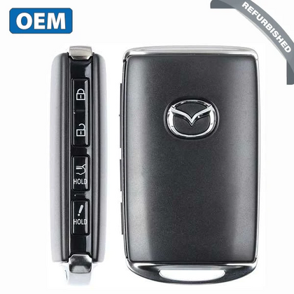2019-2025 Mazda CX-5 CX-9 / 4-Button Smart Key / PN: TAYB-67-5DYB / WAZSKE13D03 (OEM Refurb)
