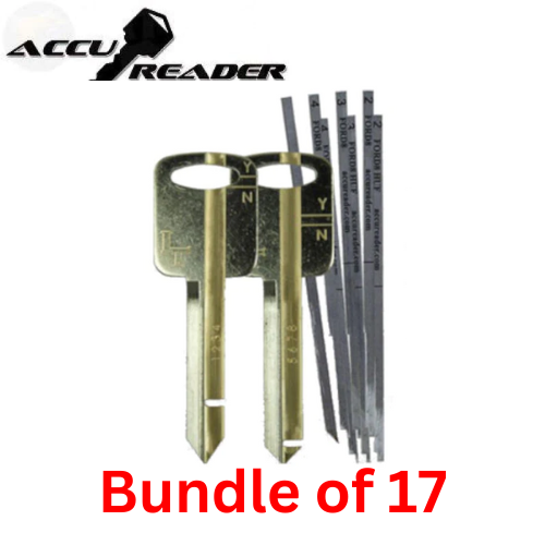 AccuReader - Complete Motorcycle Set (17 Piece Set)