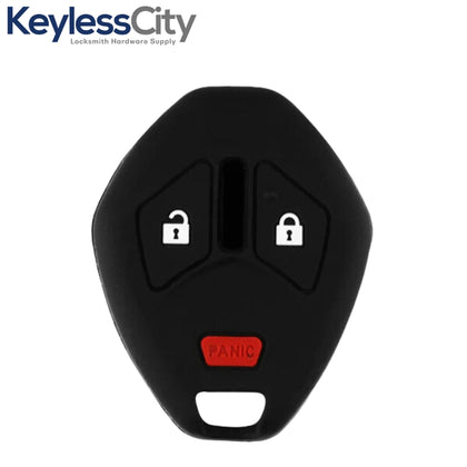 2007-2015 Mitsubishi / 3-Button Remote Head Key Silicone Cover / MIT3 / OUCG8D-620M-A