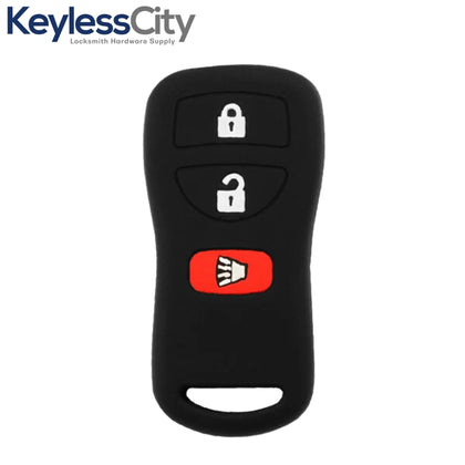2002-2010 Nissan Infiniti / 3-Button Remote Keyless Entry Key Silicone Cover / KBRASTU15