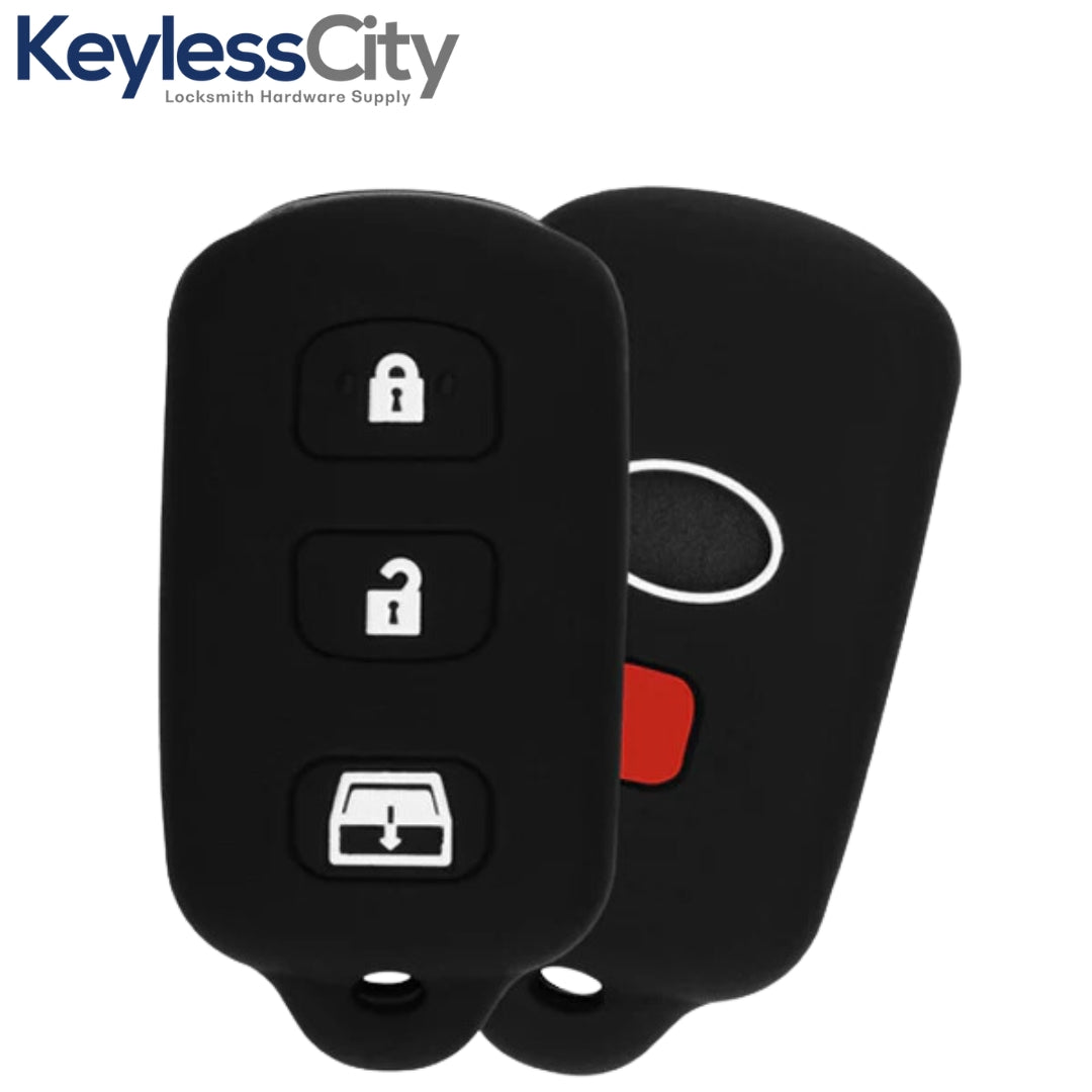 1999-2009 Toyota / 4-Button Remote Keyless Entry Key Silicone Cover / HYQ1512Y