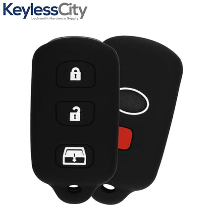1999-2009 Toyota / 4-Button Remote Keyless Entry Key Silicone Cover / HYQ1512Y