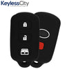 1999-2009 Toyota / 4-Button Remote Keyless Entry Key Silicone Cover / HYQ1512Y