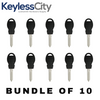 10 X Y170 Chrysler / Dodge / Jeep Transponder Key (AFTERMARKET) (BUNDLE OF 10)