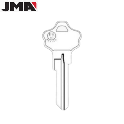 KW10 NP Key Blank - Nickel Plated (JMA KWI-2DE-NP)