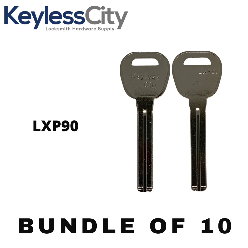 10 X LXP90 - Lexus / Mazda / Kia / Toyota / Hyundai / Scion Key Blank - Test Key Blade (AFTERMARKET) (BUNDLE OF 10)