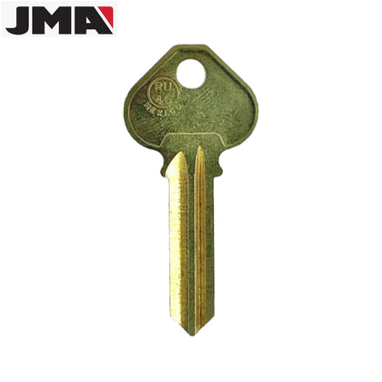 RU46 / A1011D1 6-Pin Corbin Russwin Key - Brass (JMA RUS-5E)