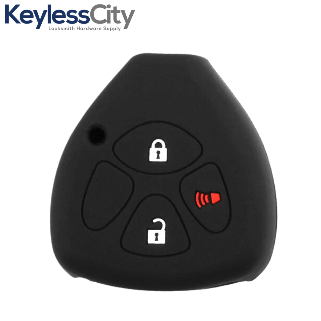 2005-2014 Toyota / 3-Button Remote Head Key Silicone Cover / TR47 / HYQ12BBY