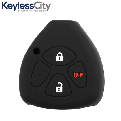 2005-2014 Toyota / 3-Button Remote Head Key Silicone Cover / TR47 / HYQ12BBY