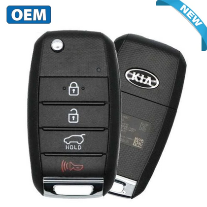 2016-2020 KIA Sportage 4 Buttons Remote Flip Key / 433MHz / 95430-D9100 / TQ8-RKE-4F27 (OEM)