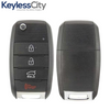 2014-2019 Kia Soul / 4-Button Flip Key / Gen 2 PS / PN: 95430-B2100 / OSLOKA-875T (AFTERMARKET) 
