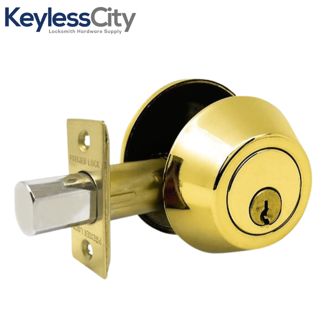 Kwikset Premium Round Single Cylinder Deadbolt Security Door