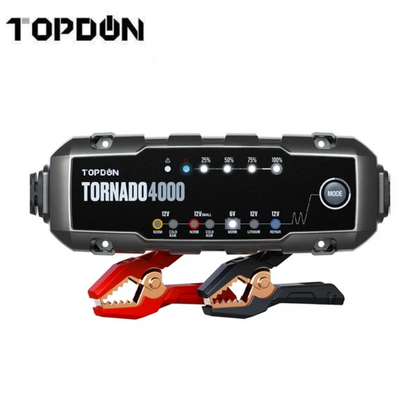 TOPDON - TORNADO 4000 - Versatile and Safe All-in-one Battery Charger - 65W
