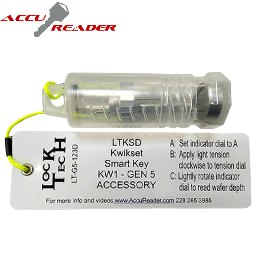 AccuReader - LockTech - Kwikset SmartKey Decoder Gen 5 Accessory - KW1 - Version 2.0 Digital Scope