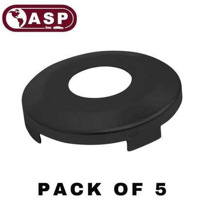1993-2006 Chrysler Dodge Jeep / Y155 Y160 / Face Cap For Door Lock / Black / P-44-202 (ASP) (Pack Of 5)