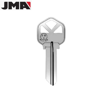 JMA - KW1 Keys - Nickel Finish Kwikset Key Blanks (JMA KW1-1KE-NP)