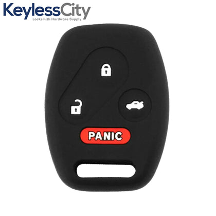 2003-2010 Honda / 4-Button Remote Head Key Silicone Cover / HO01 / KR55WK49308