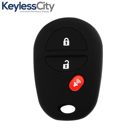 2004-2015 Toyota / 3-Button Remote Keyless Entry Key Silicone Cover / GQ43VT20T