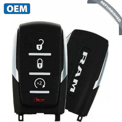2019-2023 Ram 1500 Pickup / 4-Button Smart Key / PN: 68291689AD / OHT-4882056 (OEM Refurb)