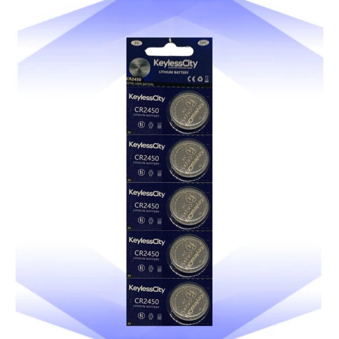 CR2450 - 3V Lithium Battery (5-Pack)
