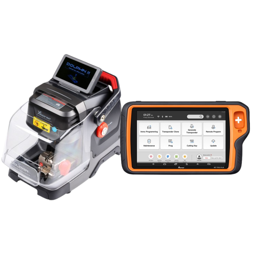 Xhorse XP-005L Dolphin II Key Cutting Machine and VVDI Key Tool Plus PAD