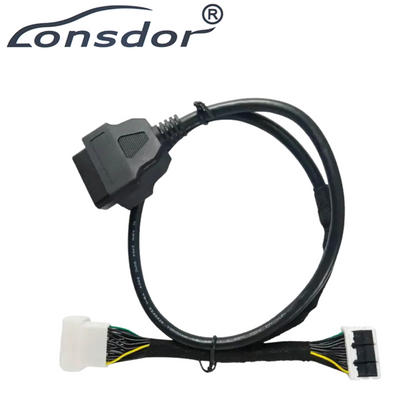 Lonsdor - FP30 Toyota Cable For All Keys Lost Via OBD - 8A-BA and 4A Models without PIN Code - For The K518USA