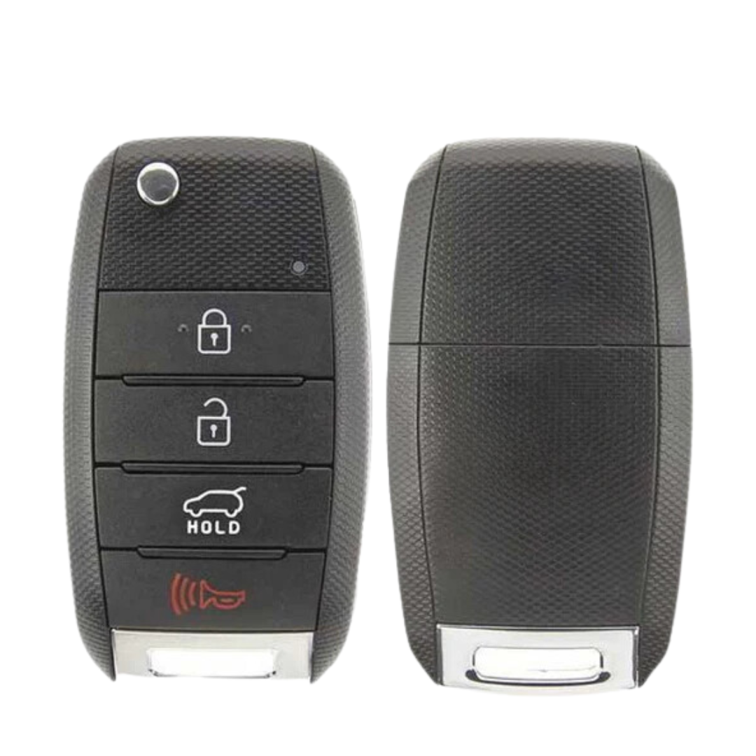 2014-2019 Kia Soul / 4-Button Flip Key / Gen 2 PS / PN: 95430-B2100 / OSLOKA-875T (AFTERMARKET) 