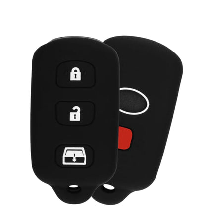 1999-2009 Toyota / 4-Button Remote Keyless Entry Key Silicone Cover / HYQ1512Y