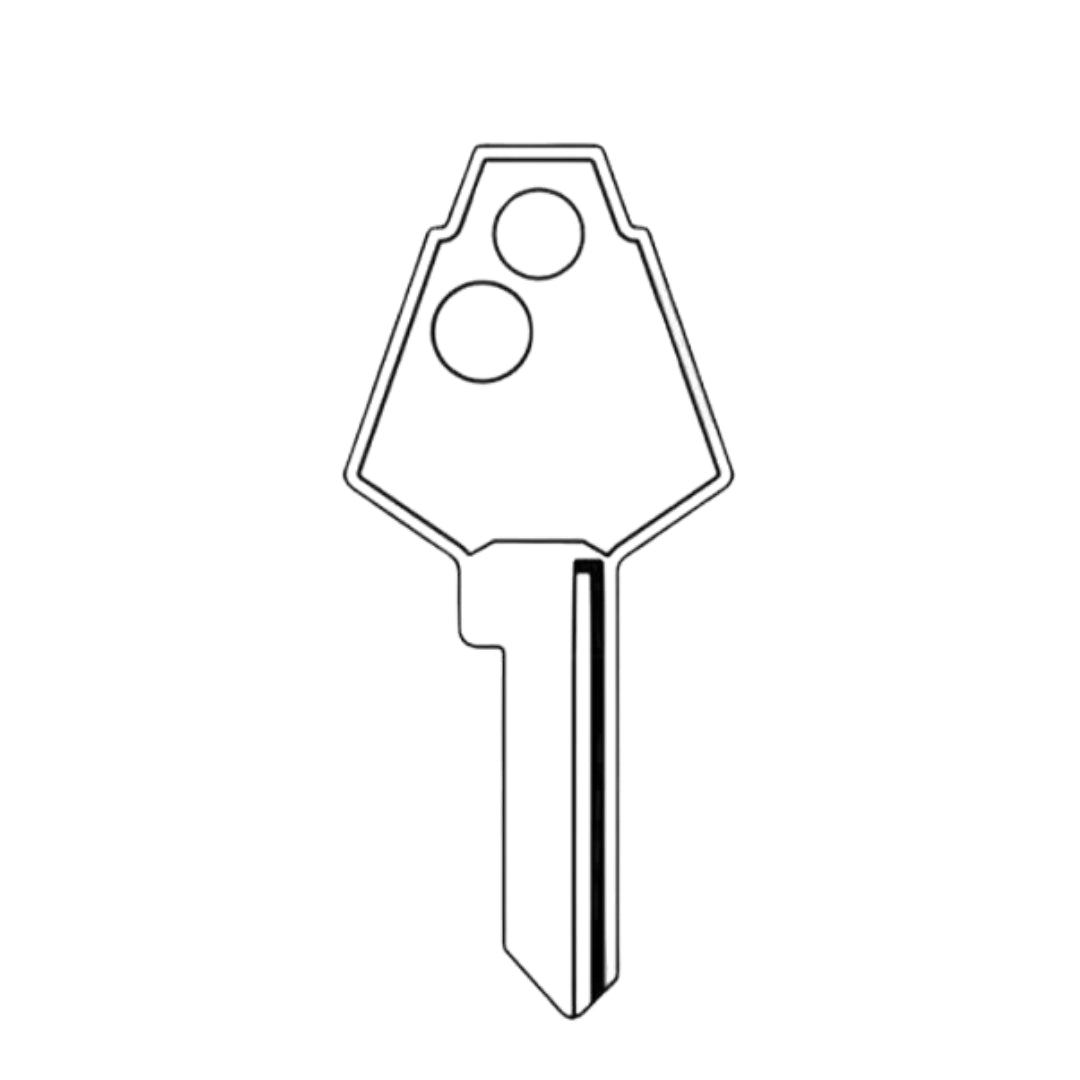 XL7 / 1180 JMA Mailbox Key - Brass (JMA XL-1E)