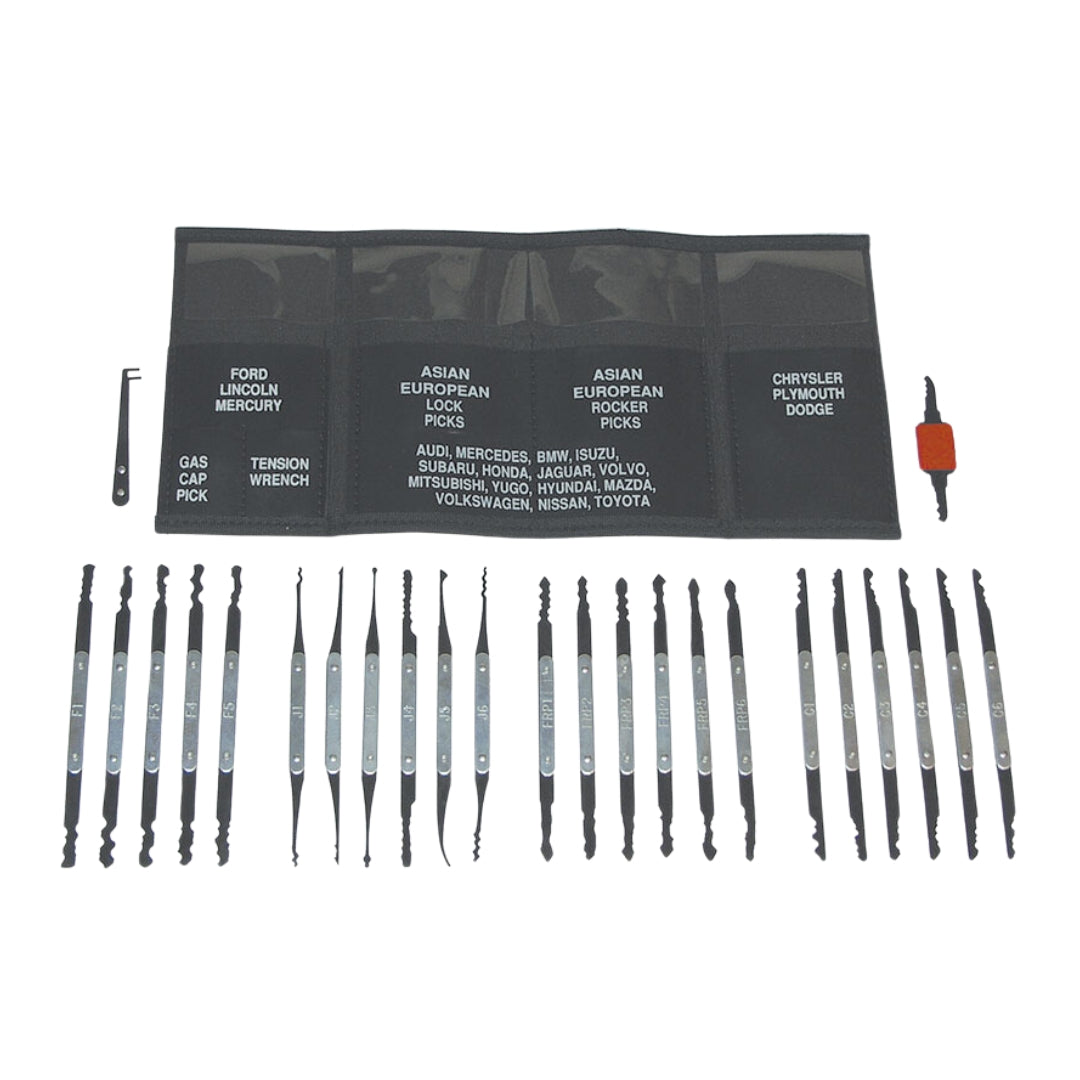 LTI Tools - LTI-340A - AutoMaster Super Lock Pick Set - 23 Pieces