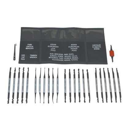 LTI Tools - LTI-340A - AutoMaster Super Lock Pick Set - 23 Pieces