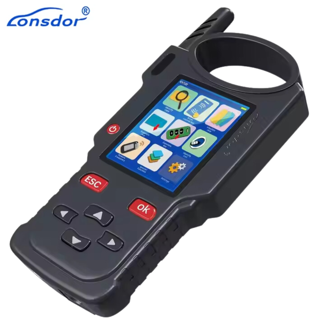 Lonsdor - KH100+ - Hand Held Remote Key Programmer - Generate Remotes - Copy Chips - Toyota H Chip