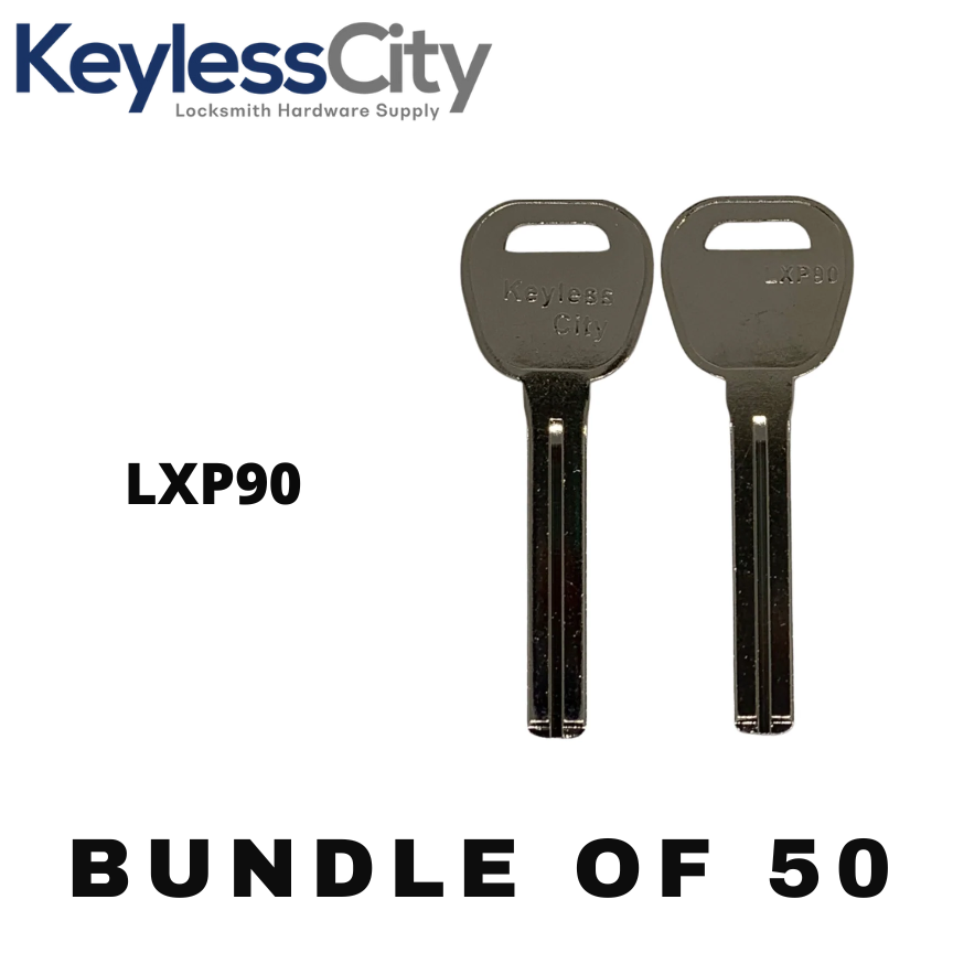 50 X LXP90 - Lexus / Mazda / Kia / Toyota / Hyundai / Scion Key Blank - Test Key Blade (AFTERMARKET) (BUNDLE OF 50)