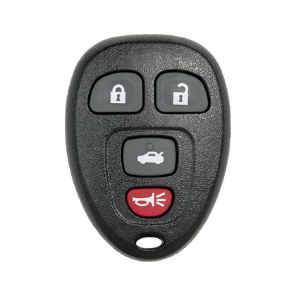 2005-2012 GM Chevrolet / 4-Button Keyless Entry Remote / PN: 15252034 / KOBGT04A (OEM Refurbished)