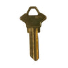 SC1 - Brass Finish Schlage Key Blank - Test Key Blade (AFTERMARKET)