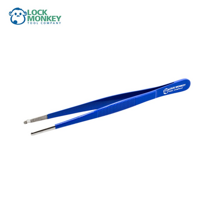 Pin-Grabbing Tweezer With Grooved Tip (Lock Monkey)