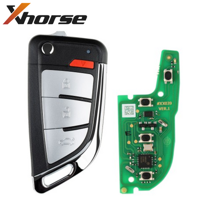 Xhorse - XEKF20EN - Super Remote / Knife Type / 4-Button Universal Flip Key / VVDI Super Chip For VVDI Tools