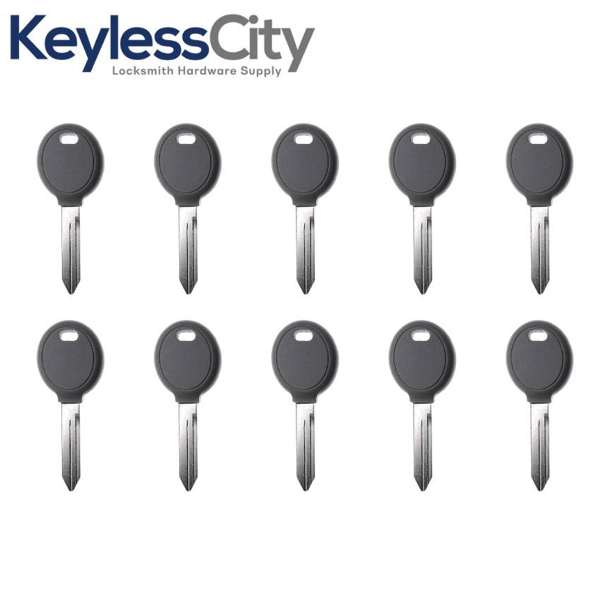 10 X Chrysler/ Dodge/ Jeep Y160 Transponder Key (4D64) (AFTERMARKET) (BUNDLE OF 10)