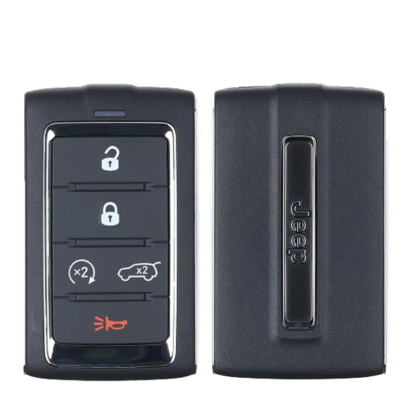 2021-2022 Jeep Grand Cherokee / 5-Button Smart Key / PN: 68377534AB / M3NWXFOB1 / JEEP BACK (OEM Refurb)