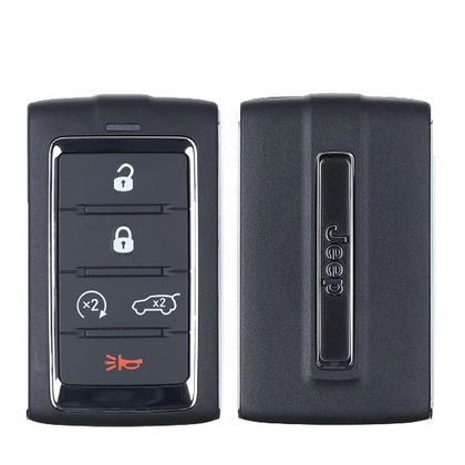 2021-2022 Jeep Grand Cherokee / 5-Button Smart Key / PN: 68377534AB / M3NWXFOB1 / JEEP BACK (OEM Refurb)